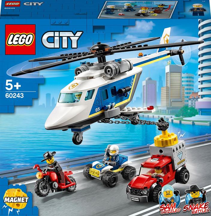 Actual product image LEGO Police helicopter pursuit (60243, LEGO City)