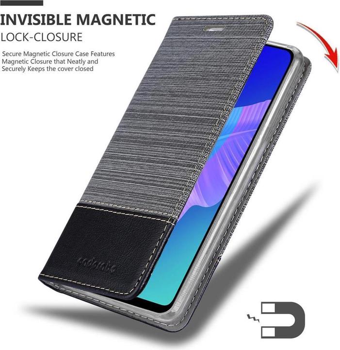 Actual product image Cadorabo Book Jeans Optics Cover (Huawei P40 Lite E)