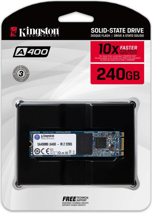 Image du produit Kingston A400 (240 Go, M.2 2280)