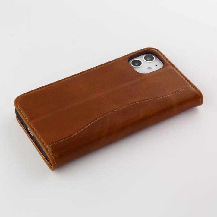 Actual product image Fierre Shann Fourre Flip cuir véritable (Apple iPhone 13 Pro Max)