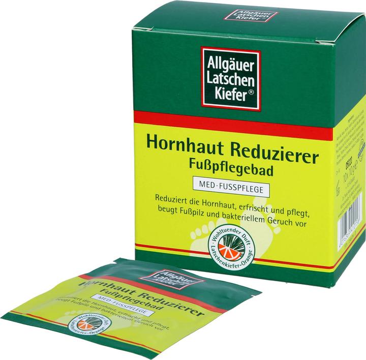 Produktbild Allgäuer Latschenk.Hornhaut Reduzierer Fusspflege, 10X10 g BAD (Hornhautentferner)