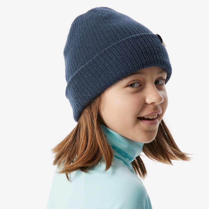 Actual product image Wedze Ski underwear functional shirt children high collar - BL 500 turquoise (3, 4)