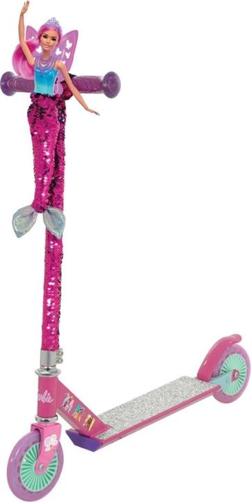 Actual product image MV Sports Barbie Havfrue Løbehjul med Pailletter og glitter til børn