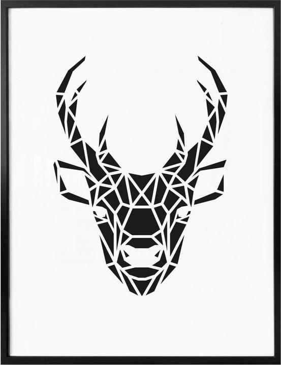 Image du produit Trenddeko Origami cerf (60 x 80 cm)