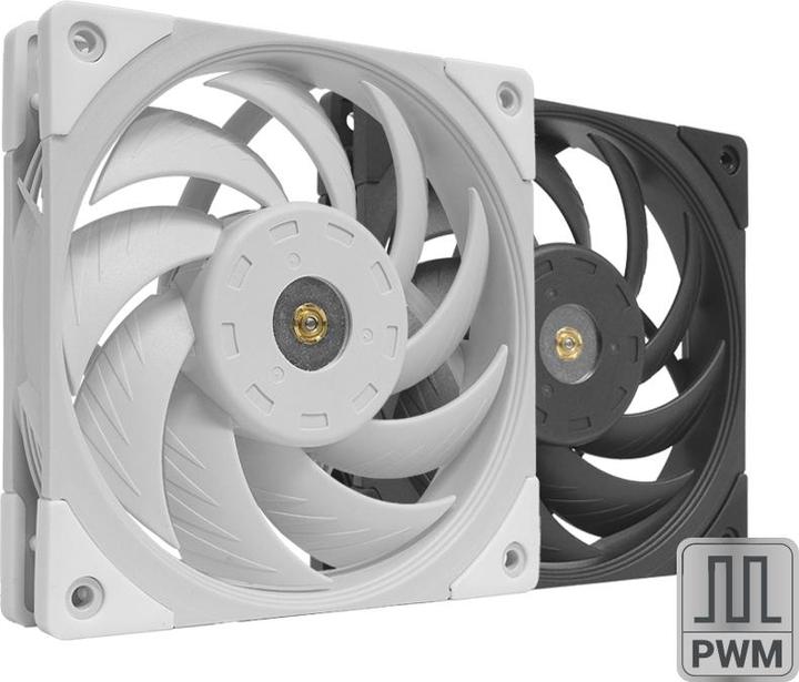 Actual product image Mars Gaming Ventilateur Boitier Mf-Nc - 12cm (Blanc) (120 mm, 1 x)
