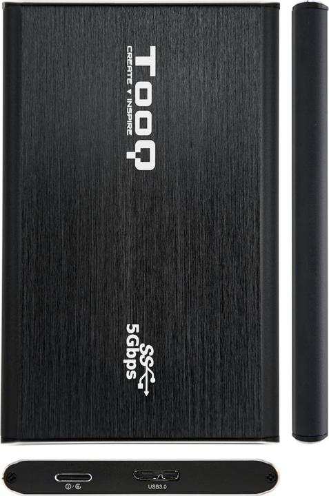 Image du produit Tooq Technology CAJA EXTERNA TQE-2529B 2,5" 7 MM SATA USB 3.0 UASP NEGRA (2.5")