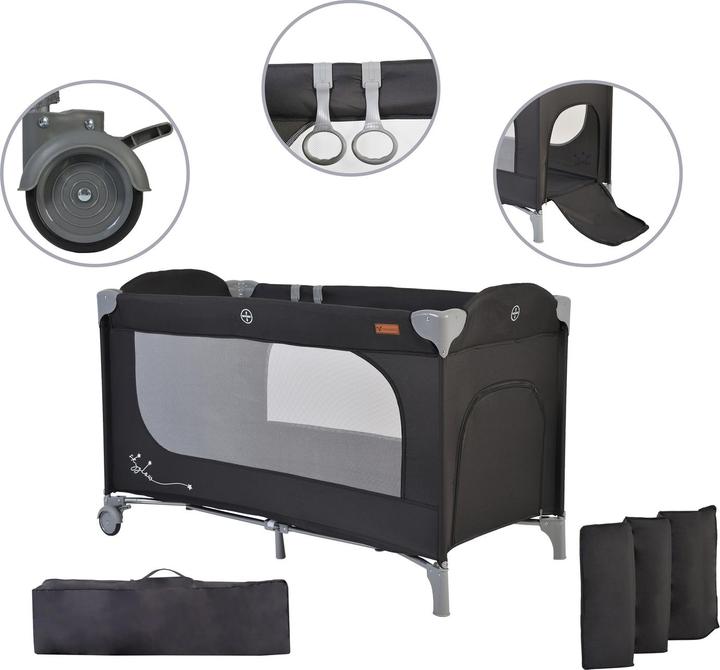 Actual product image Cangaroo Travel cot Skyglow