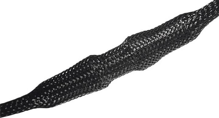HellermannTyton Geflecht-Schlauch HEGP 20mm schwarz (Kabelschlauch, 500 cm)