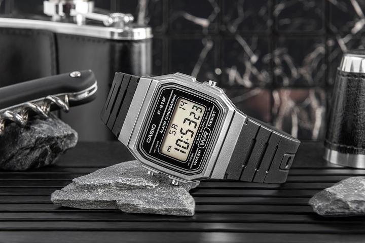 Image du produit Casio Retro Vintage - F-91WM-1B (Montre numérique, 33 mm)