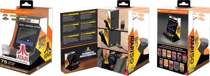 Produktbild MyArcade My Arcade Atari Nano Player Pro Portable Retro Arcade 75 Games