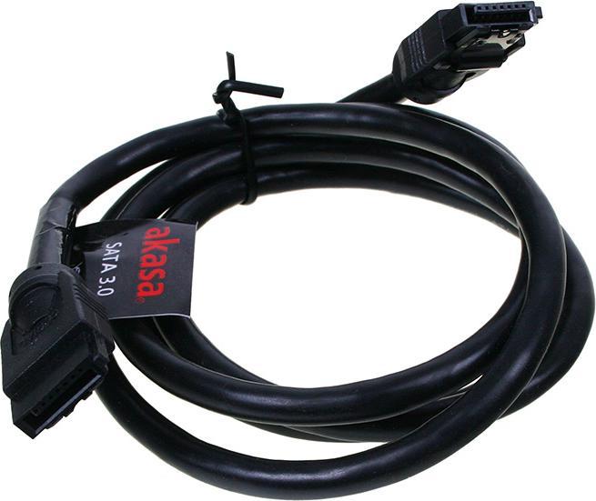 Image du produit Akasa Câble SATA-3 100cm - black (100 cm)