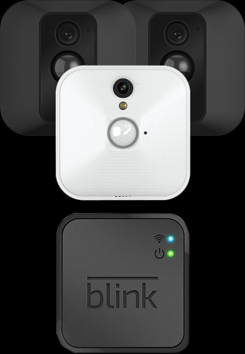 Blink System 2 XT +1 telecamera per interni con modulo di sincronizzazione (1920 x 1080 Pixels)