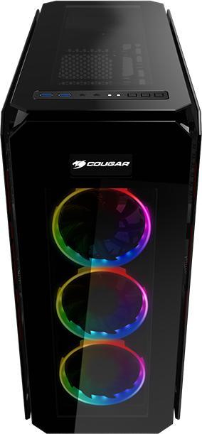 Actual product image Compucase Cougar Puritas RGB - Tower - ATX - without power supply unit (ATX, mATX, Mini-ITX)