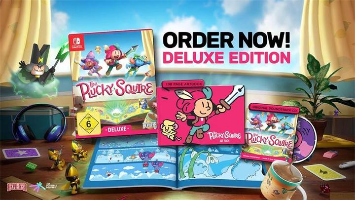 Actual product image Devolver The Plucky Squire (Der kühne Knappe) - Deluxe Edition (Switch, DE)