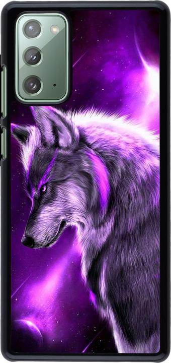 Produktbild PhoneLook Hülle Purple Sky Wolf (Samsung Galaxy Note 20)