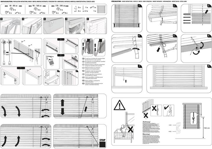 Produktbild Gardinia Aluminium zum Klemmen (110 x 175 cm)