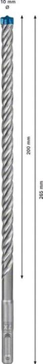 Produktbild Bosch Professional Zubehör EXPERT SDS plus-7X Hammerbohrer, 10 x 200 x 265 mm, 30-tlg. (10 Millimeter)