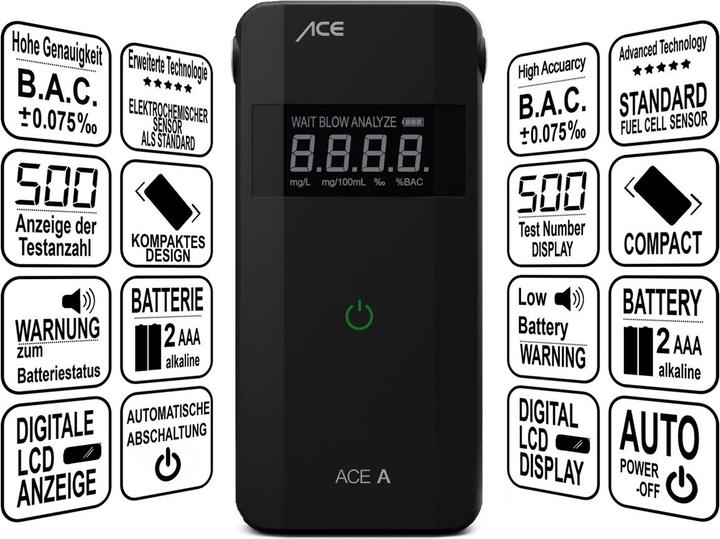 Produktbild Ace A Alkoholtester