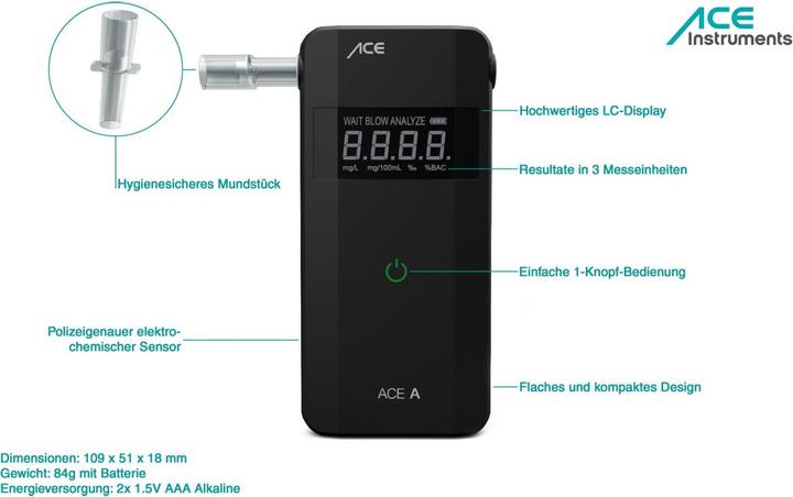 Produktbild Ace A Alkoholtester