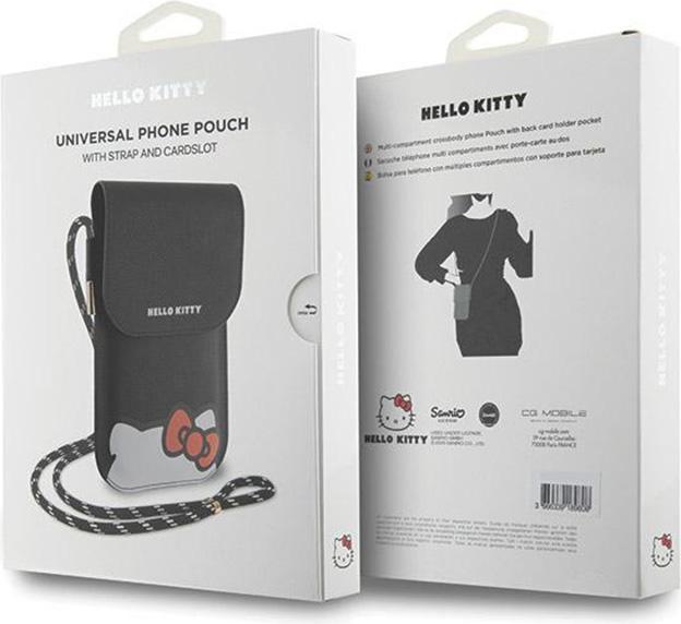 Produktbild Hello Kitty Torebka HKOWBPSCKEK czarny/black Leather Hiding Kitty Cord