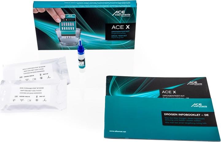 Image du produit Ace X Kit de dépistage des drogues (2 x)