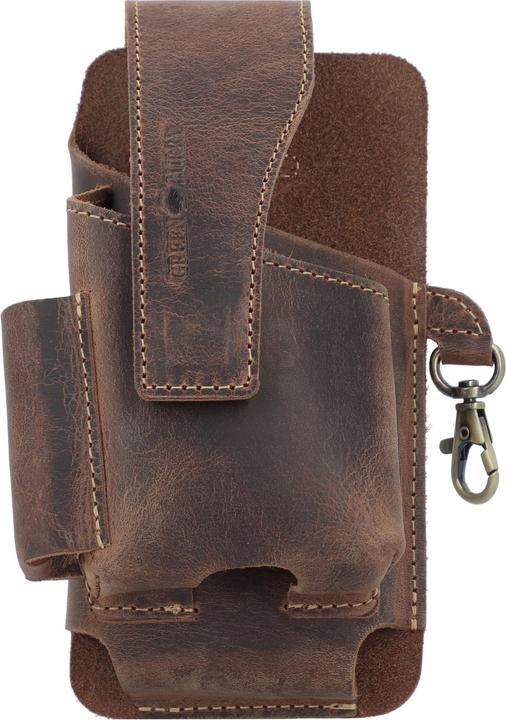 Greenburry Vintage Gürteltasche Leder 8 cm