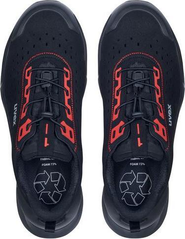 Actual product image Uvex Sports uvex 1 x-craft low shoes S1 PL 68023 black width 12 size 45 (S1P, 45)