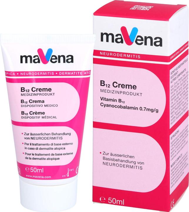 Produktbild Mavena Vitamin B12 (Körpercreme, 50 ml)