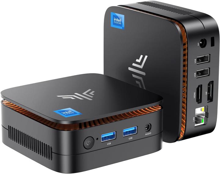 Image du produit NiPoGi Mini-PC E1 mit Intel Twin Lake N150, unterstützt 4K UHD (Intel N150, 16 Go)