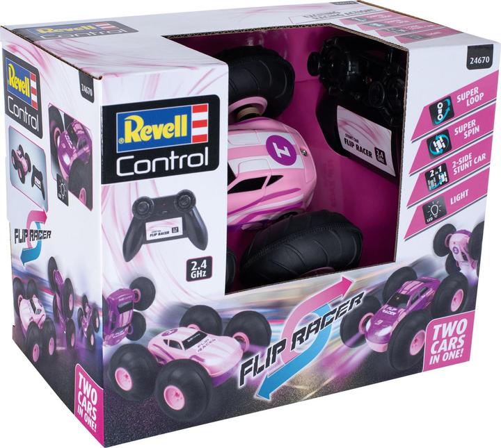 Immagine prodotto Revell Auto acrobatica RC Flip Racer rosa, auto telecomandata