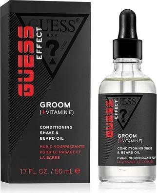 Image du produit Guess Effect Boost Conditioning Shave and Beard Oil for Men - Huile de rasage et de barbe pour hommes -