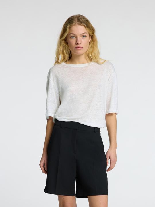 Actual product image Selected Femme Linen T-Shirt (M)