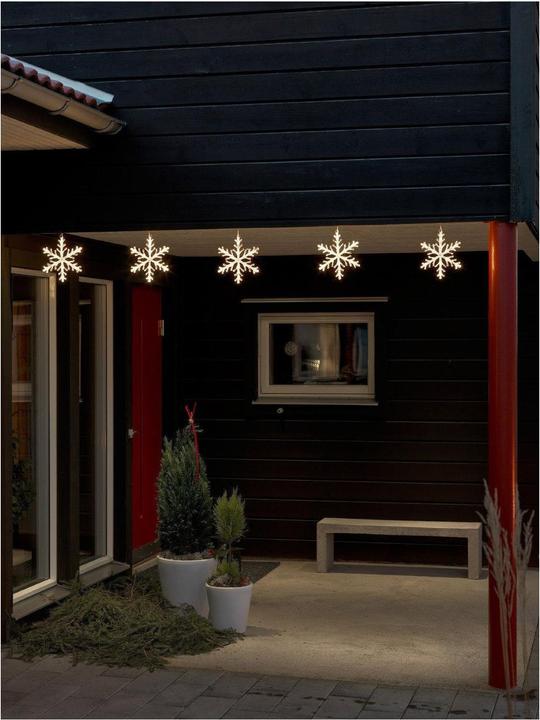 Produktbild Konstsmide Lichtervorhang Schneeflocken (14 m)