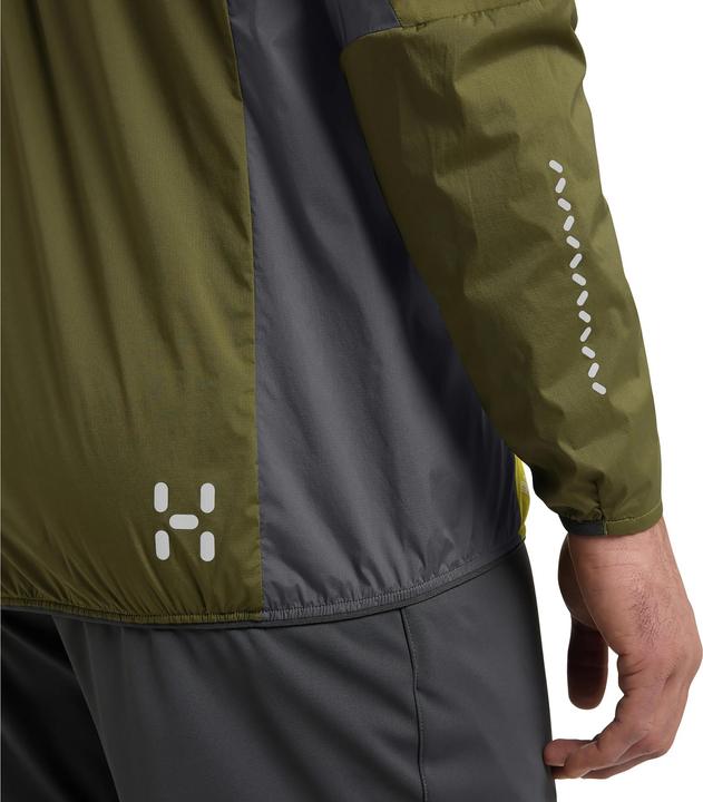 Actual product image Haglöfs L.I.M Alpha Hood Men Aurora/olive green (XL)