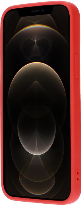 Actual product image Mobiparts Silicone Cover Apple iPhone 12/12 Pro Scarlet Red (Apple iPhone 12, Apple iPhone 12 Pro)