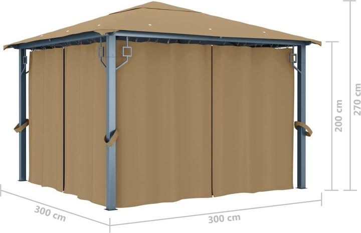 Produktbild VidaXL Balian (300 cm, 300 cm)