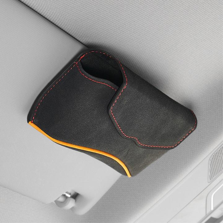 Produktbild Cover-Discount Brillenetui für Auto mit Clip für Sonnenblende