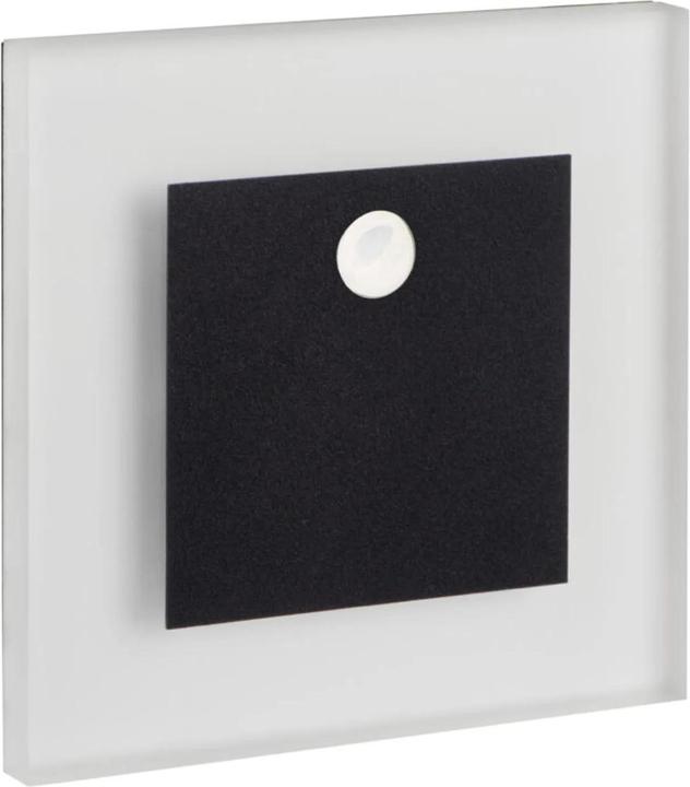 Immagine prodotto Kanlux Lampada da parete da incasso a LED APUS nero con sensore di movimento 29857 (13 lm)