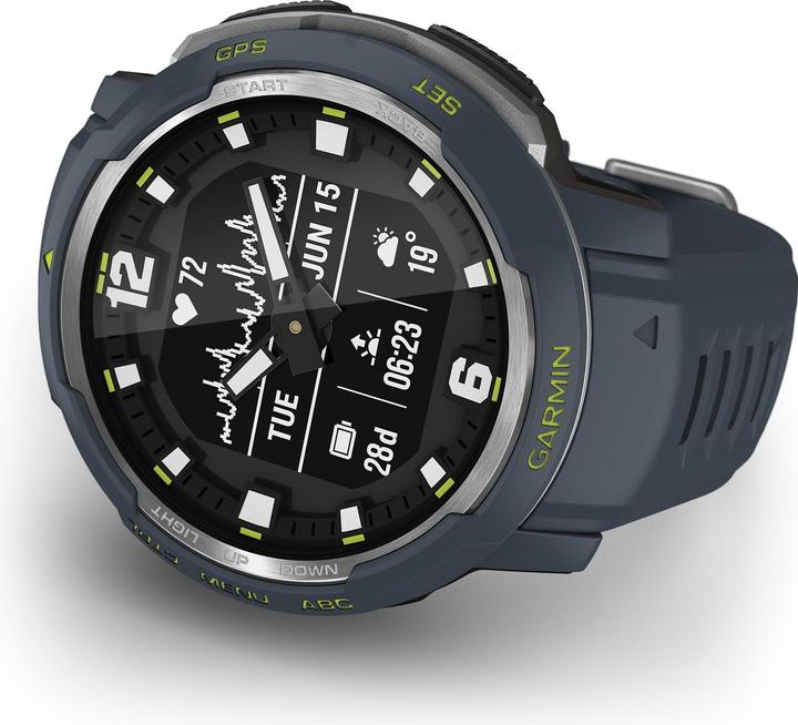 Image du produit Garmin Instinct Crossover bleu granite, WW (45 mm)
