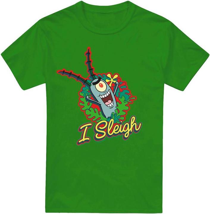 Spongebob Squarepants I Sleigh TShirt weihnachtliches Design