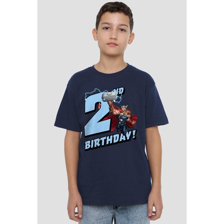Actual product image Thor Childrens/Kids 2nd Birthday T-Shirt (140)