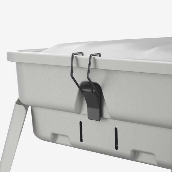 Image du produit Quechua Barbecue de camping portable pour le bois, le charbon et les briquettes - pour 4 personnes