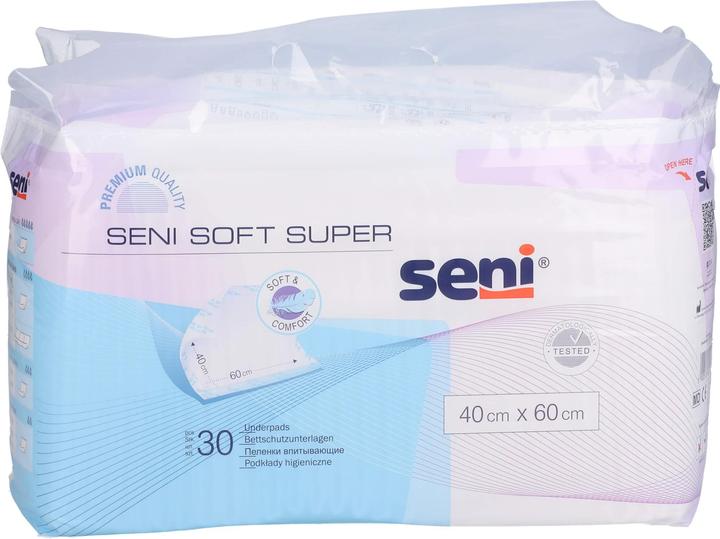 Actual product image Seni Soft Super disposable bed protector 4 drops (30 x, Regular)
