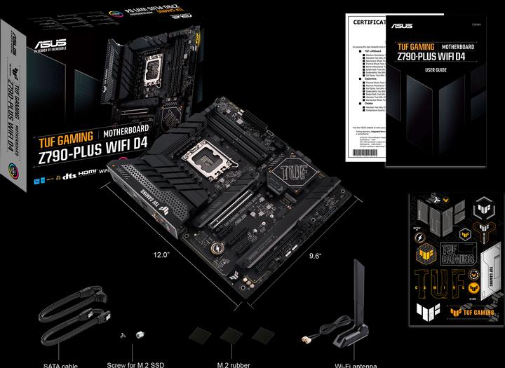 Produktbild ASUS TUF Gaming Z790-Plus Wifi D4 (LGA 1700, Intel Z790, ATX)