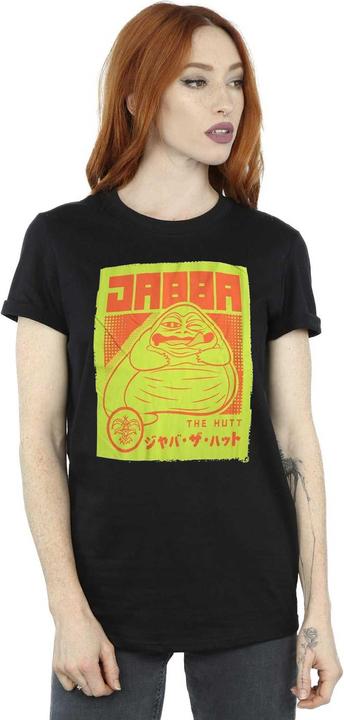 Actual product image Star Wars Unisex Adult Jabba The Hutt Japanese T-Shirt (XXL)