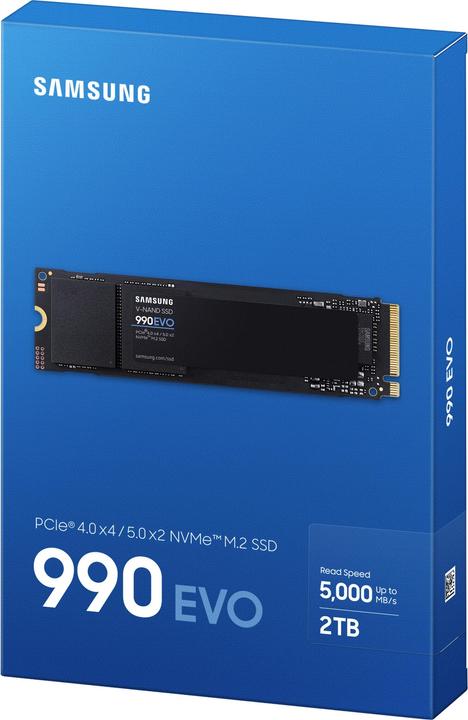 Actual product image Samsung 990 EVO (2000 GB, M.2 2280)