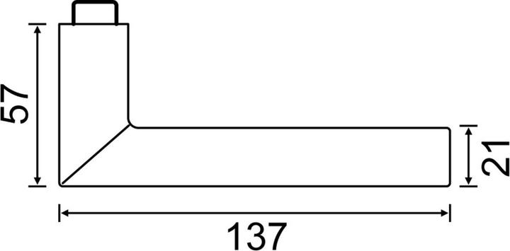 Produktbild FSB Drückergarnituren 1076 ASL (Türgriff)