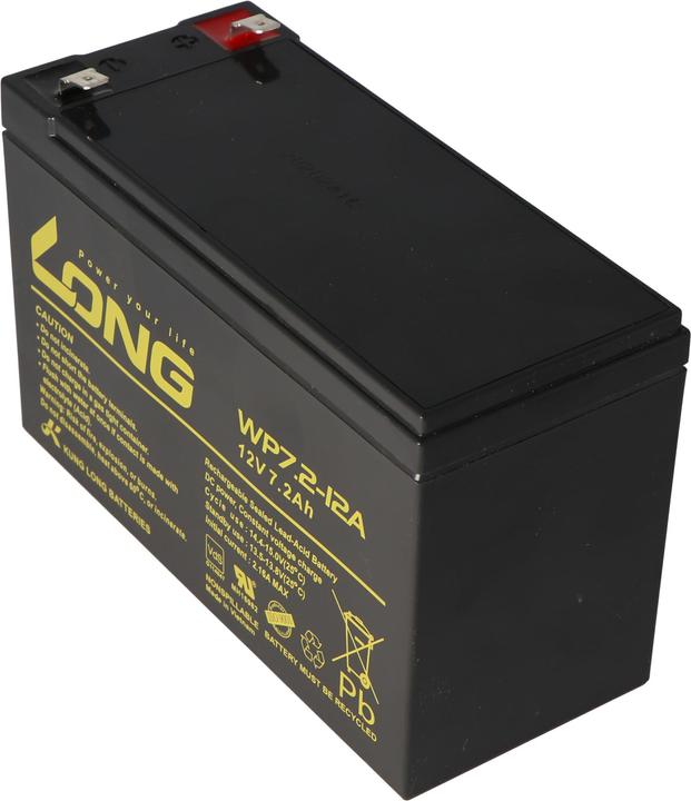 Produktbild Kung Long Akku WP7.2-12M, VDS G101163, Faston 6,3mm Steckkontakte (12 V, 7.20 Ah)
