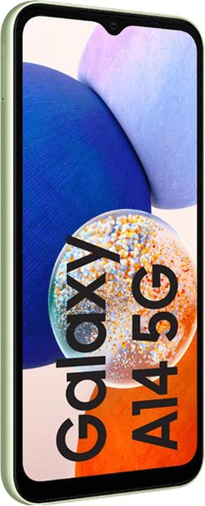 Actual product image Samsung Galaxy A14 5G (128 GB, Lime Green, 6.60", Dual SIM, 50 Mpx, 5G)
