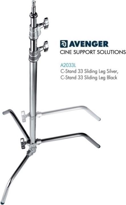 Actual product image Avenger C-Stand 33, Stahl, mit Nivellierbein (328 cm, 10 kg)